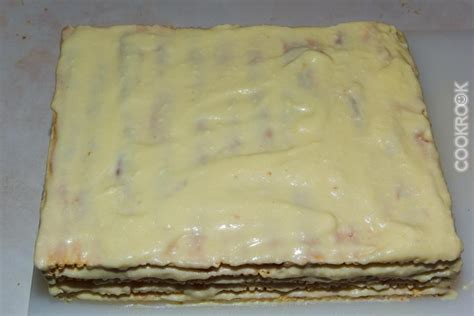 Торт наполеон из готовых коржей — кулинарный рецепт