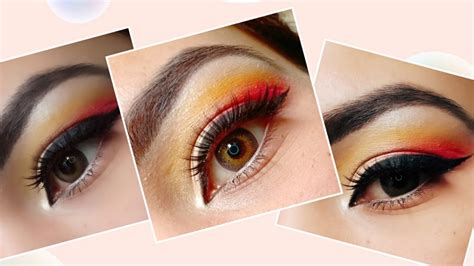 The Sparkling Sunset Eye Makeup Tutorial Farhanasayed14 Youtube