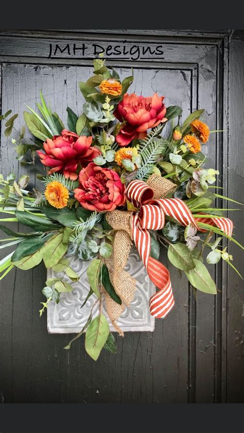 Summer Floral Door Wreath