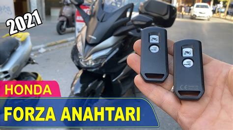 HONDA FORZA MOTOSİKLET ANAHTARI YouTube