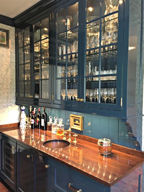 Greek Revival Restoration And Additions Traditional Home Bar