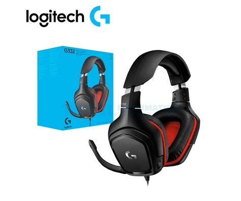 AUDIFONO GAMING LOGITECH G332 ESTÉREO 981 000755 NEGRO