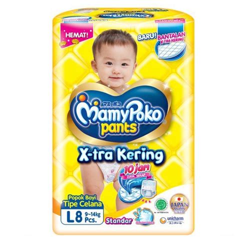 Jual Mamy Poko Pants Standar X Tra Kering L Shopee Indonesia