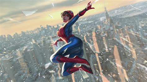 Courage Of Spider Girl Wallpaper,HD Superheroes Wallpapers,4k