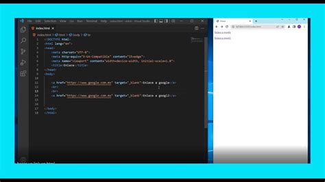 Como Hacer Un Link En Html Con Visual Studio Code Hot Sex Picture