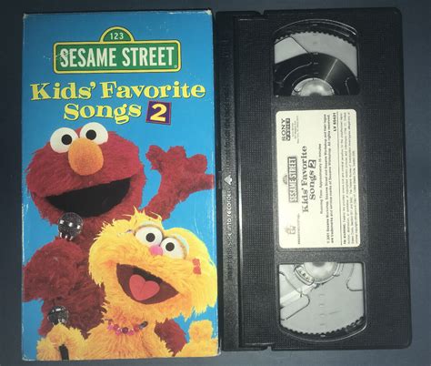 Sesame Street Kids Favorite Songs 2 Vhs