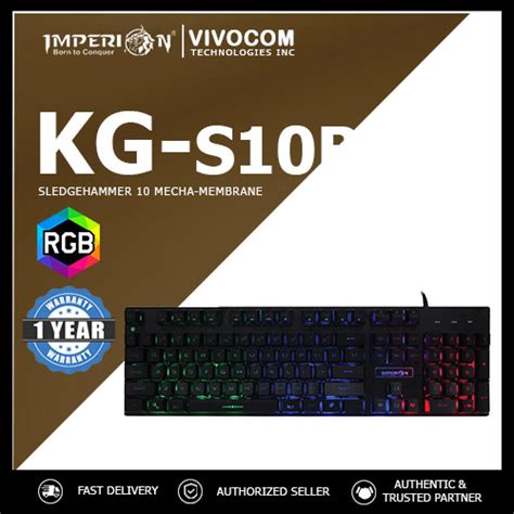 Imperion Kg S B Sledgehammer Mecha Membrane Keys Rgb Wired