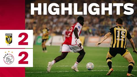 Highlights Vitesse Ajax Eredivisie Youtube