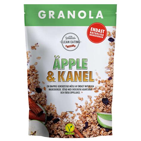 GRANOLA ÄPPLE KANEL Katrin Zytomierska Clean Eating