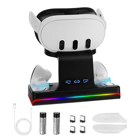 Buy Ertisavr Charging Dock For Oculusmeta Quest 3 Vr Charging Stand