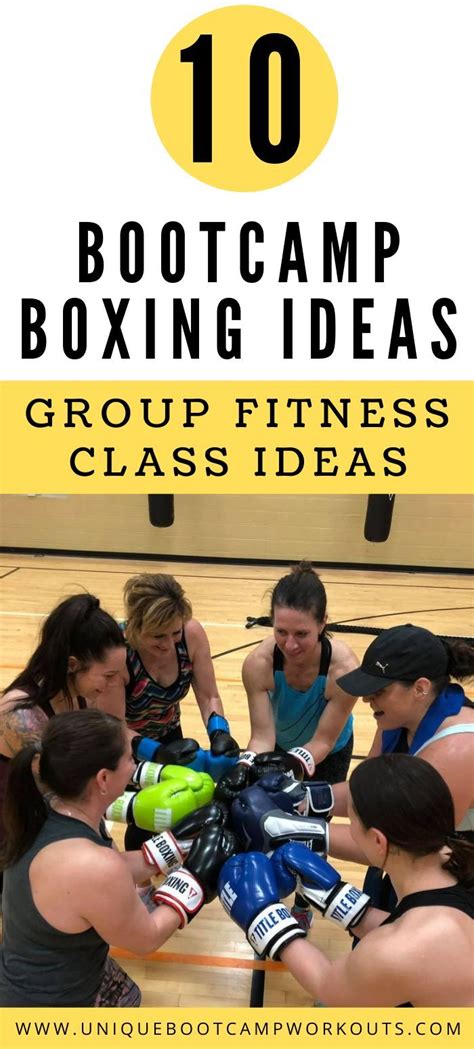 Bootcamp Boxing Workouts And Bootcamp Boxing Ideas For Group Fitness