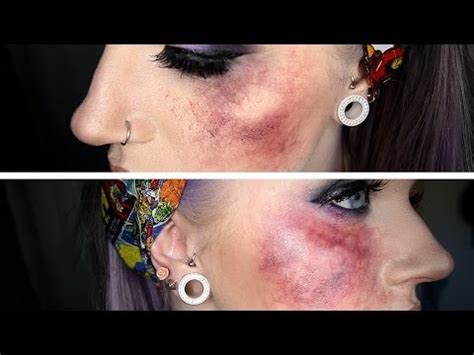 How To Make Bruises With Makeup Easy And Fast YouTube