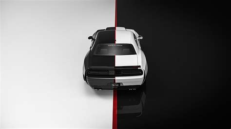 HD wallpaper: car, black cars, white cars, Rostislav Prokop, Dodge ...