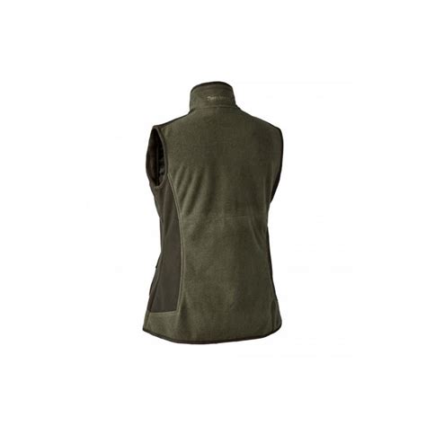 Gilet Sans Manche Femme Deerhunter Lady Pam Bonded Fleece Waistcoat Vert