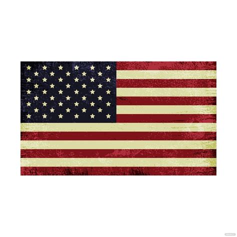 Vintage American Flag Vector in Illustrator, JPG, EPS, PNG, SVG - Download | Template.net