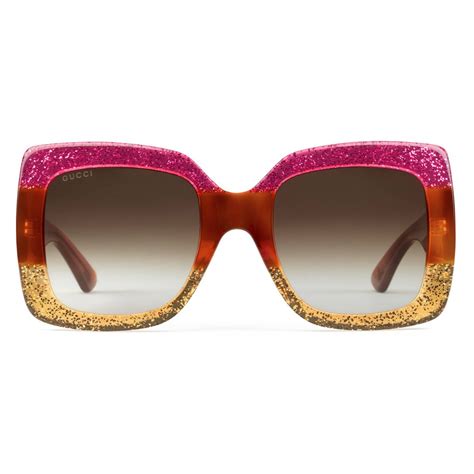 Pink Glitter Gucci Sunglasses Atelier Yuwa Ciao Jp