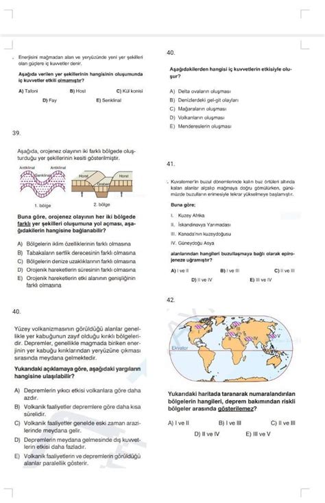 10 SINIF COĞRAFYA LÜTFEN ÇOK ACİL YARDIM EDER MİSİNİZ Eodev