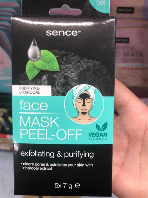 Sence Beauty Exfoliate Purify Face Mask Peel Off Charcoal Normal