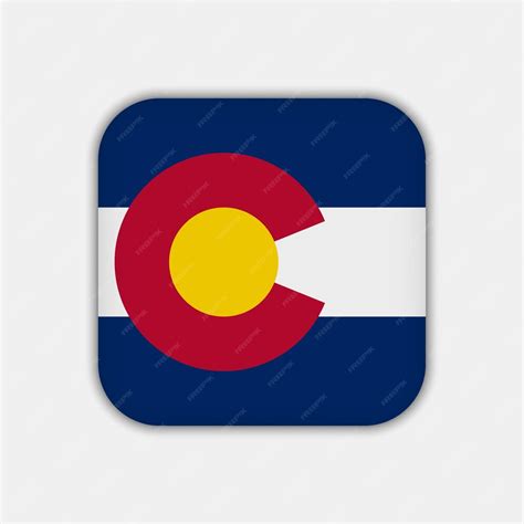 Premium Vector Colorado State Flag Vector Illustration