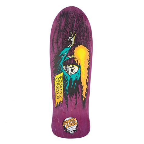 Santa Cruz Skateboards Corey Obrien Reaper Purple Reissue Skateboard
