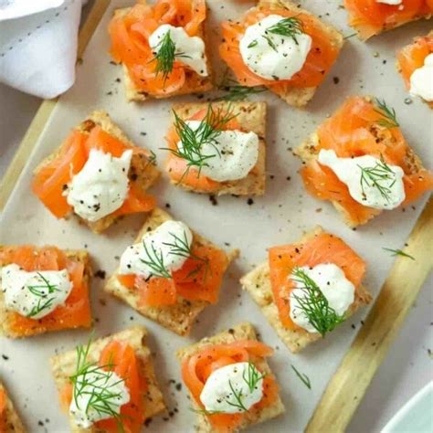 Smoked Salmon Canapés