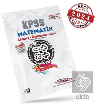 Kpss Matematik El Yaz S Ders Notlar Kitab