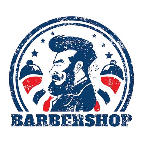 Logotipo De Barbearia Vetor Premium