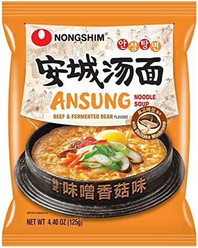 Amazon Nongshim Champong Noodle Soup Spicy Seafood Flavor 4 58