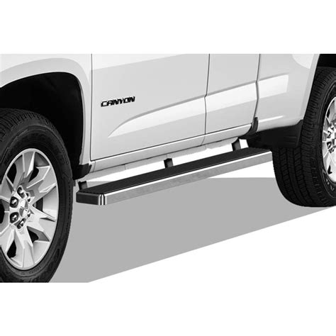 Aps Running Boards 6 Inch Black Compatible With Chevy Colorado Gmc