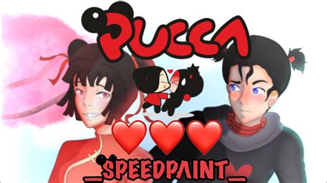 Pucca Loves Garu 】『pucca Funny Love Speedpaint』 Youtube