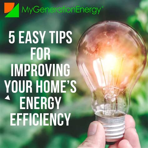 tips  improving  energy efficiency  generation energy