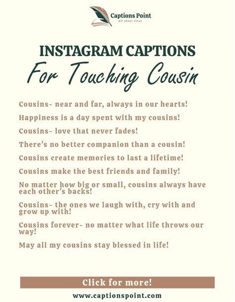 113 Best Touching Cousin Caption For Instagram