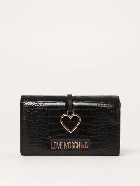 LOVE MOSCHINO BORSE A TRACOLLA Borsa In Pelle Sintetica Con Stampa