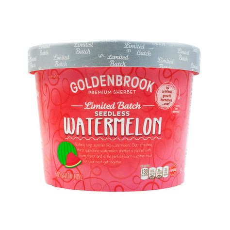 Goldenbrook Limited Batch Seedless Watermelon Ice Cream Brookshire S