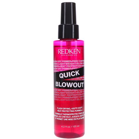 Redken Quick Blowout Heat Protectant Spray, Lightweight Thermal Spray 4 ...