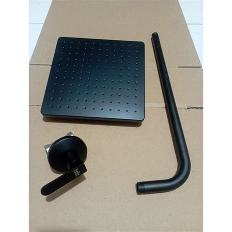 Jual Paket Wallshower Tanam Stop Kran Tanam Black Sus Tipe A