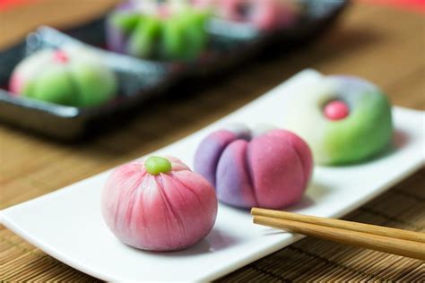 Confitería tradicional japonesa wagashi Foto Premium