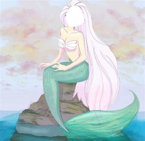 Montaje fotografico mar Pixiz Ilustración de sirena Sirenas de