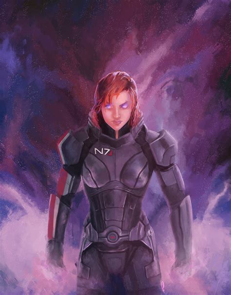 Femshep Commander Shepard Me персонажи Mass Effect Catelara фэндомы картинки