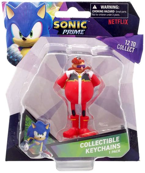 Sonic The Hedgehog Prime Dr. Eggman 2.5 Keychain PMI - ToyWiz