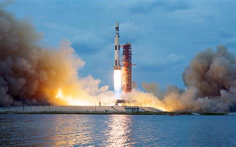 saturn v rocket launch pads nasa apollo scanned image wallpaper ...