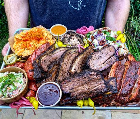 [Homemade] A big BBQ Platter : food