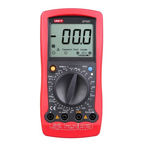 UT107 Digital Automotive Multimeter Handheld Automotive Multi Purpose