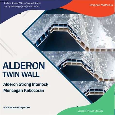 Jual Alderon Dobel Type Upvc Atap Alderon Atap Upvc