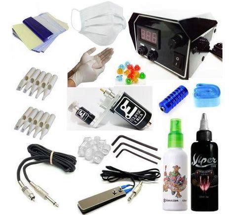 Kit De Tatuagem Max Completo Pronto Para Tatuar Eclipse Kit