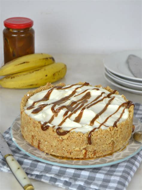 Tarta de plátano con ron y dulce de leche Sin horno Juanan Sempere