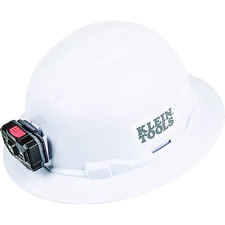 Klein Tools 60407RL Hard Hat Rechargeable Headlamp Vented Full Brim