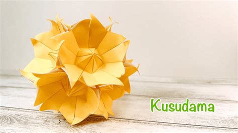 折り紙 お花のくす玉を作ってみた作り方how To Make Flowers Kusudamaorigami Papermodular