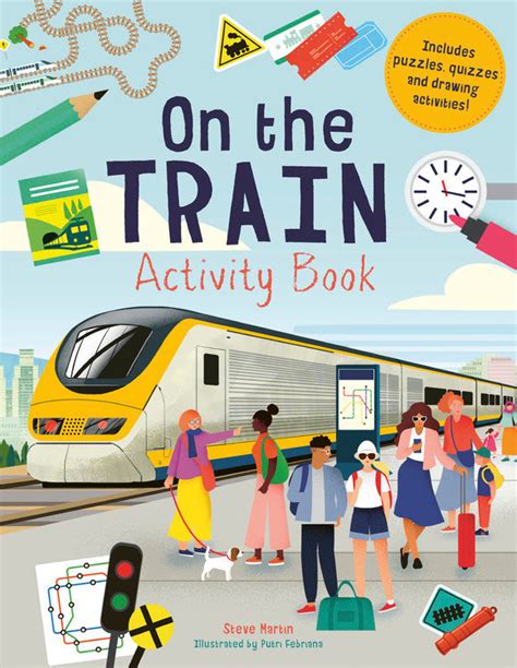 On The Train Activity Book Eurekapuzzles