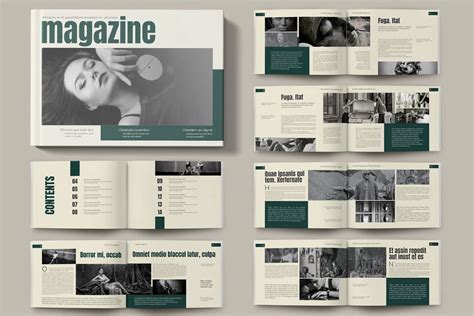 54 Simple Magazine Layout Templates :: Behance